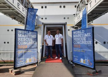 Delegación de Salvamento Marítimo visita Congreso Mundial de Salvamento Marítimo 2023