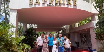 Primera semana del equipo de televisión Holandesa en Sint Maarten