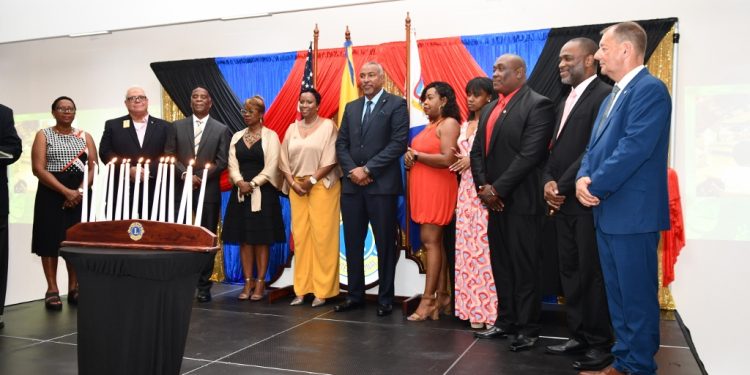 Club de Leones de Sint Maarten instala nueva junta directiva