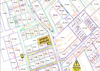 Cierre temporal de calles en Cole Bay