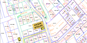 Cierre temporal de calles en Cole Bay