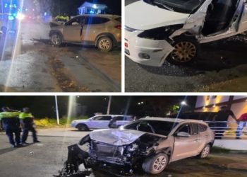 Policía investiga accidente en la intersección de Welfare Road y Windsor Road en Cole Bay
