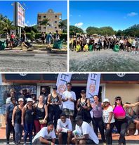 Flow Wellness Boutique Trah Run recogió 1,012 libras de basura