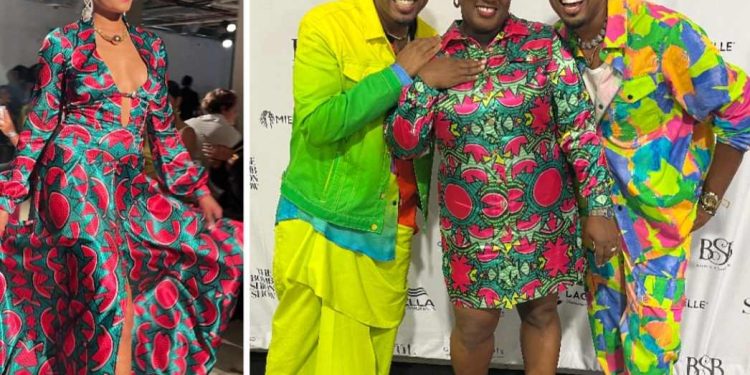 STB apoya a la diseñadora de moda local Zillah Duzon Hazel en la promoción del destino/economía naranja en el desfile de moda The Bomb en la ciudad de Nueva York