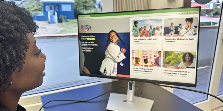 Lanzamiento del nuevo sitio web de la revista Growing Up Safe St. Maarten