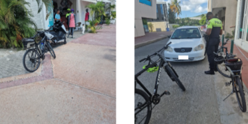 La vigilancia de la patrulla ciclista en el área de Philipsburg produce resultados