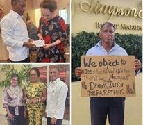 Los 200 millones de dólares holandeses, vergonzosamente reducidos a una donación o a un dinero para silenciar 5 millones de dólares, no son reparaciones