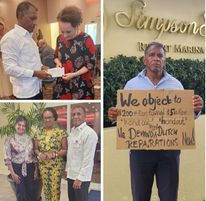 Los 200 millones de dólares holandeses, vergonzosamente reducidos a una donación o a un dinero para silenciar 5 millones de dólares, no son reparaciones