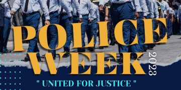 Cierre parcial de calles en Philipsburg por parte de la policía de Sint Maarten