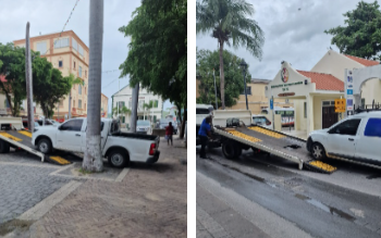 La Policía de Sint Maarten toma medidas enérgicas para abordar las infracciones de estacionamiento en Front Street y Boardwalk