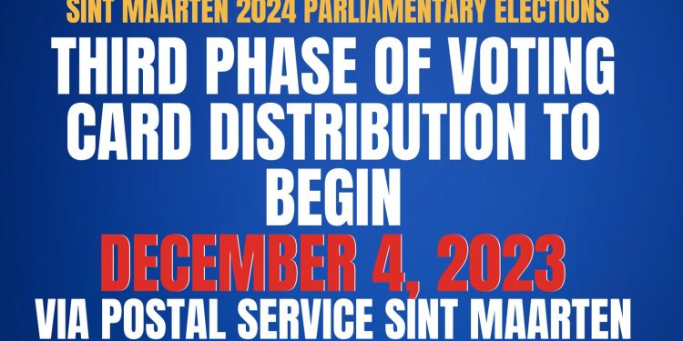 Tercera Fase de Distribución de Tarjetas Electorales para las Próximas Elecciones