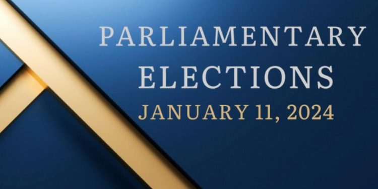 Se anuncia la elegibilidad de los votantes por distrito para las elecciones parlamentarias del 11 de enero de 2024