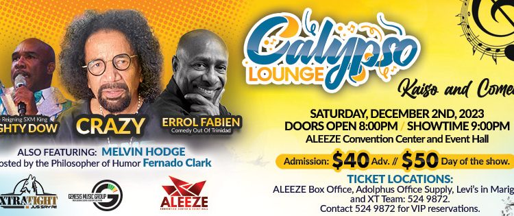 Xtratight Entertainment presenta Calypso Lounge: una fusión de Kaiso y comedia extravagancia