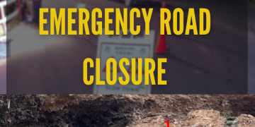 Anuncio de cierre de emergencia de la carretera: Operación de remoción de rocas en la ladera de Point Blanche