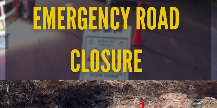 Anuncio de cierre de emergencia de la carretera: Operación de remoción de rocas en la ladera de Point Blanche