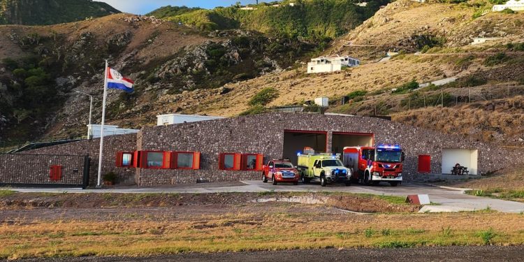 Cinco de diciembre inauguración oficial del parque de bomberos de Saba
