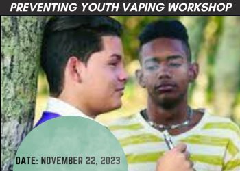 Limpiar el aire: Taller sobre prevención del vapeo en jóvenes