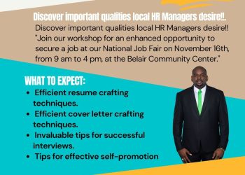 Ministro Ottley anima al público en general a registrarse y asistir al taller “Cómo conseguir un empleo 2023”