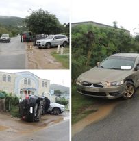 Grave accidente de tres vehículos en Bishop Hill Road: la Policía insta a la vigilancia en las calles mojadas