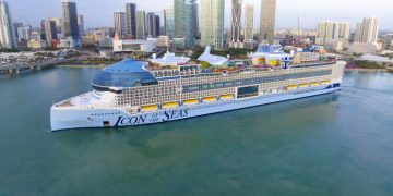 El crucero más grande del mundo Icon of the Seas realizará su escala inaugural el 13 de febrero