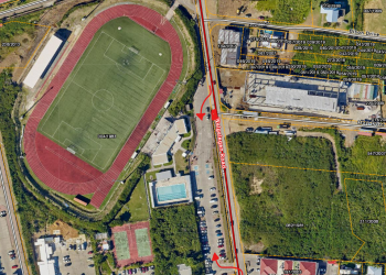 Welgelegen Road esta en reparación y hacen desvío de cierre parcial de un carril a través del complejo deportivo Raul Illidge