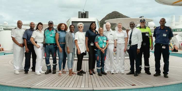 Los Servicios de Emergencia de St. Maarten continúan su camino para mejorar la colaboración y cooperación con los cruceros