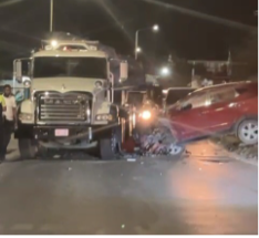 Tres accidentes de tráfico separados en menos de 24 horas