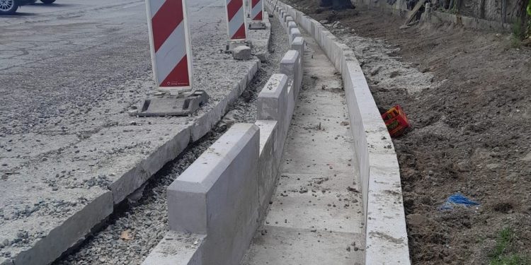 La instalación del sistema de drenaje de Orange Grove está a punto de finalizar