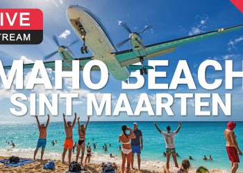 SHOWME Caribbean lanza la revolucionaria cámara web PTZ Maho Beach, organizada por Tortuga Maho Beach Café