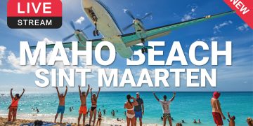 SHOWME Caribbean lanza la revolucionaria cámara web PTZ Maho Beach, organizada por Tortuga Maho Beach Café