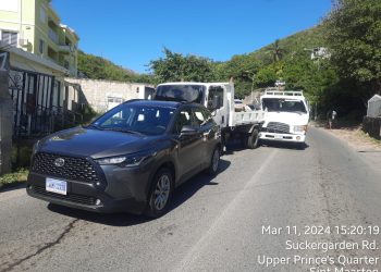 Accidente de tráfico en Sucker Garden Road