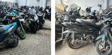 Recuperación de pasolas incautadas por la policía de Sint Maarten