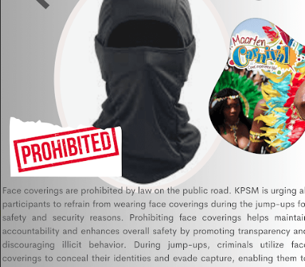 La policía de Sint Maarten toma medidas de precaución de la temporada de carnaval