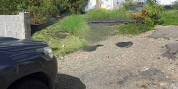 El anuncio de interrupción temporal del tráfico en Tannia Road, South Reward