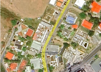 Anuncio de cierre temporal de un carril en Roses Road y Cul de Sac