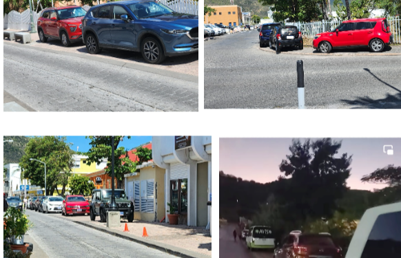 La policía de Sint Maarten aborda la actual situación de estacionamiento