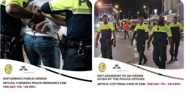 La policía de Sint Maarten emite una firme advertencia sobre la seguridad durante los desfiles y los Jump-Up