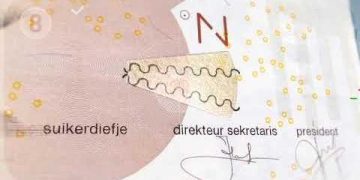 Falsificación de NAf. 100 billetes en circulación