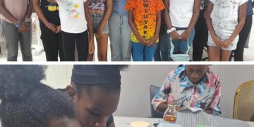 COME Center inscribe a adolescentes de St. Martin en clases de costura