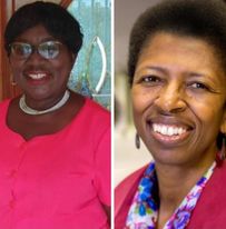 Las autoras Mary Romney-Schaab y Linda Richardson firma de libros en la biblioteca de Sint Maarten