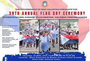 Se celebra el 39° Aniversario del Día de la Bandera el 13 de junio en Marie Genevieve deWeever Primary School