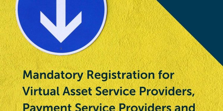 Registro obligatorio para proveedores de servicios de activos virtuales, proveedores de servicios de pago e instituciones de dinero electrónico