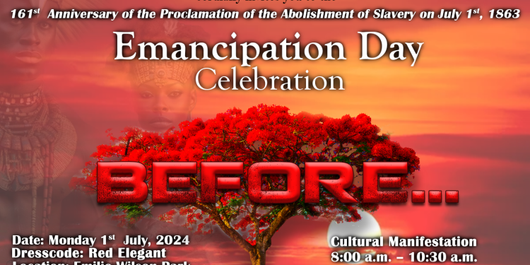 “Antes…” el tema de la Celebración Anual del 161° Día de la Emancipación del 1ro de julio