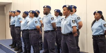 Boina azul para estudiantes de Royal Netherlands Marechaussee