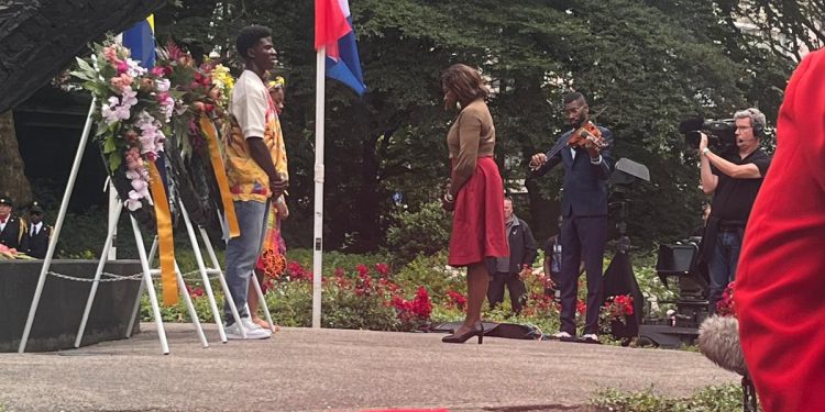 La Viceministra Plenipotenciaria Arrindell asiste al Evento Nacional sobre la Abolición de la Esclavitud en Ámsterdam