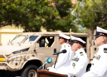 Mayor Boonstra, nuevo comandante del Cuartel de la Marina Suffisant
