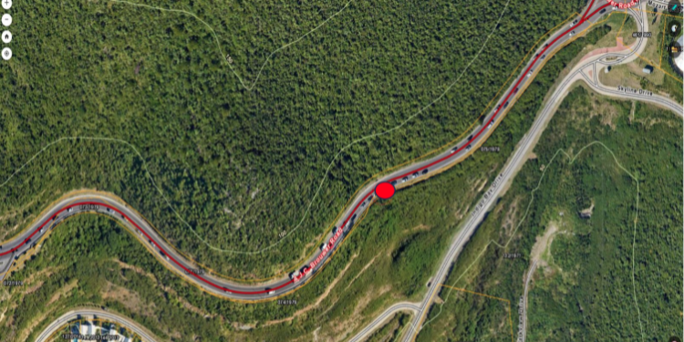 Cierre temporal de A.J.C. Brouwers Road por reparaciones