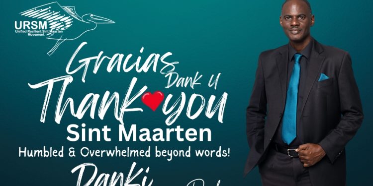 El Parlamentario electo Richinel Brug agradece a la gente de Sint Maarten