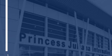 Cierre de Princess Juliana International Airport debido a la tormenta tropical