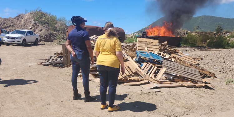 Gran cantidad de drogas y productos ilícitos confiscados destruidos bajo la supervisión de las fuerzas del orden